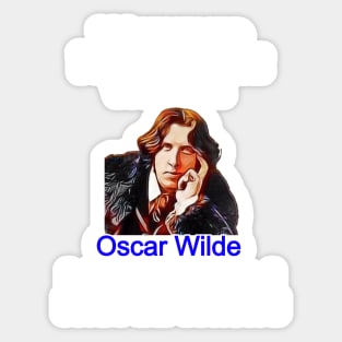 Oscar Wilde Quote Whenever People Agree With Me Sticker